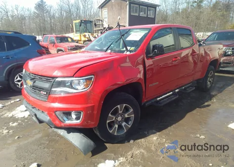 2015 Chevrolet Colorado Z71 из США, поврежденный, VIN 1GCGTCE30F1108535